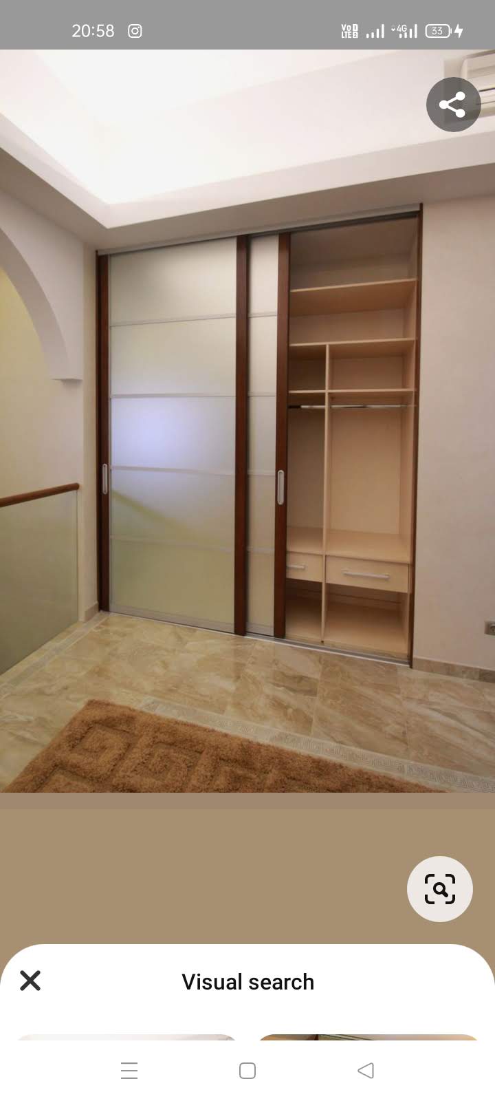 Contemporary Kitchen Layout with Fluted Glass Shutters & Profile Under-Cabinet Lights - Execution #